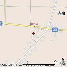 山形県長井市寺泉735周辺の地図