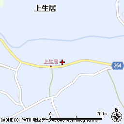 山形県上山市上生居30周辺の地図