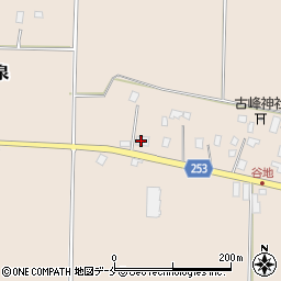 山形県長井市寺泉508周辺の地図
