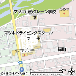 株式会社マツキ　マツキドライビングスクール・長井校周辺の地図