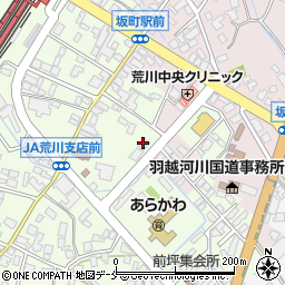 新発田ヤクルト販売株式会社　坂町センター周辺の地図