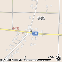 山形県長井市寺泉686周辺の地図