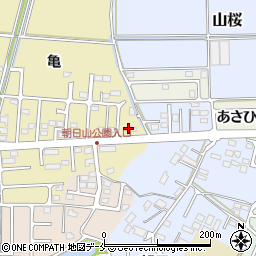 若草美容室　朝日支店周辺の地図