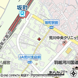 新潟縣信用組合荒川町支店周辺の地図