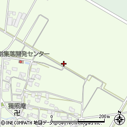 新潟県村上市名割周辺の地図