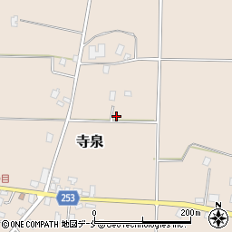 山形県長井市寺泉5188周辺の地図