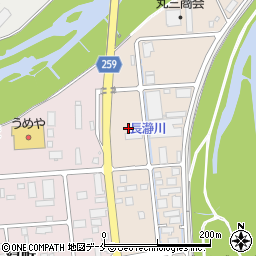 山形県長井市舟場26周辺の地図