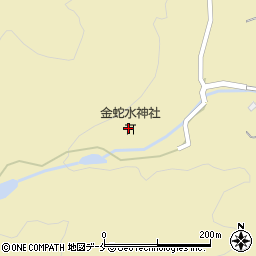 金蛇水神社ボタン園周辺の地図