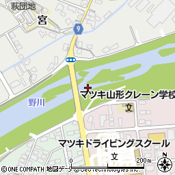 野川橋周辺の地図