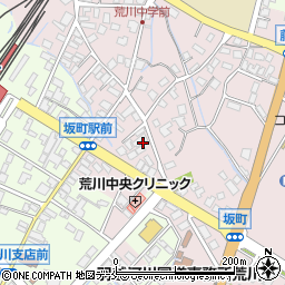 新潟県村上市藤沢周辺の地図