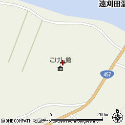 蔵王町役場　伝統産業会館周辺の地図