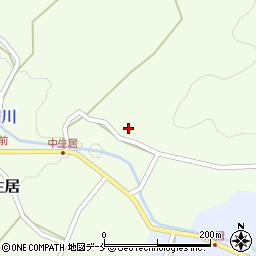 山形県上山市中生居110-2周辺の地図