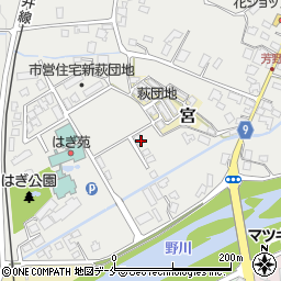 山形県長井市成田3084-3周辺の地図