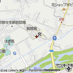 山形県長井市宮894-5周辺の地図