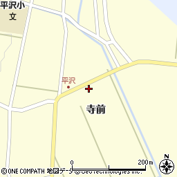 宮城県刈田郡蔵王町平沢寺前51周辺の地図
