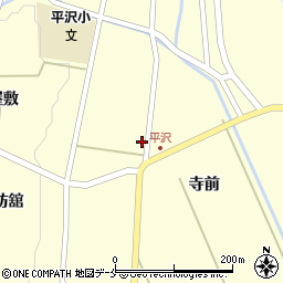 宮城県刈田郡蔵王町平沢寺前27周辺の地図