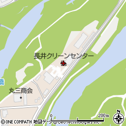 長井クリーンセンター周辺の地図