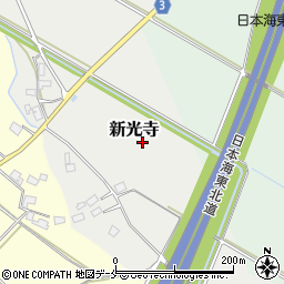 新潟県村上市新光寺周辺の地図