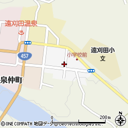 宮城県刈田郡蔵王町遠刈田温泉旭町周辺の地図