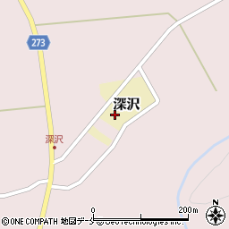 新潟県岩船郡関川村深沢周辺の地図