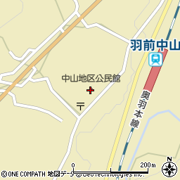 上山市中山出張所周辺の地図