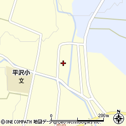 宮城県刈田郡蔵王町平沢南道場周辺の地図