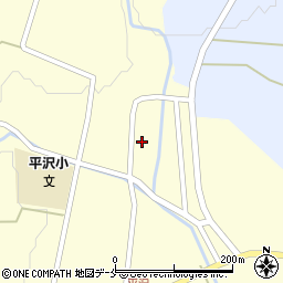 宮城県蔵王町（刈田郡）平沢（南道場）周辺の地図