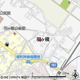 新潟県村上市羽ヶ榎周辺の地図