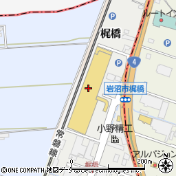 うさちゃんクリーニング　生協セラビ岩沼店周辺の地図