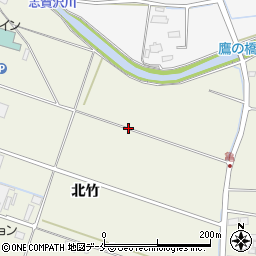 宮城県名取市堀内北竹周辺の地図