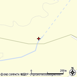 宮城県刈田郡蔵王町平沢東湯口周辺の地図