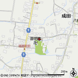 成田公民館周辺の地図