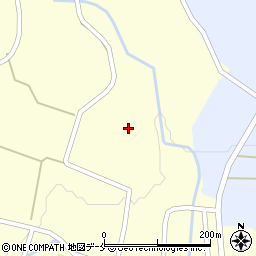 宮城県刈田郡蔵王町平沢内屋敷周辺の地図