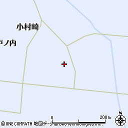 宮城県刈田郡蔵王町小村崎上野周辺の地図