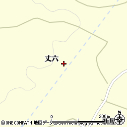 宮城県刈田郡蔵王町平沢丈六周辺の地図