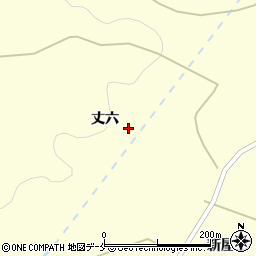 宮城県蔵王町（刈田郡）平沢（丈六）周辺の地図