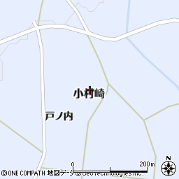 宮城県刈田郡蔵王町小村崎周辺の地図