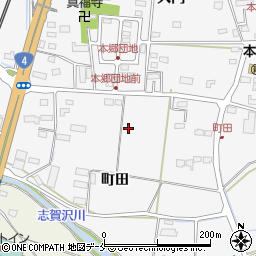宮城県名取市本郷町田周辺の地図