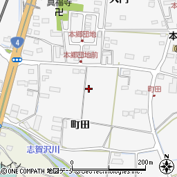 宮城県名取市本郷（町田）周辺の地図