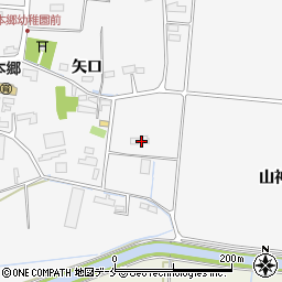宮城県名取市本郷（矢口）周辺の地図