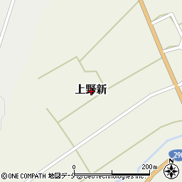新潟県岩船郡関川村上野新周辺の地図