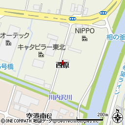 宮城県岩沼市下野郷西原周辺の地図