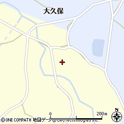 宮城県蔵王町（刈田郡）平沢（二本木）周辺の地図