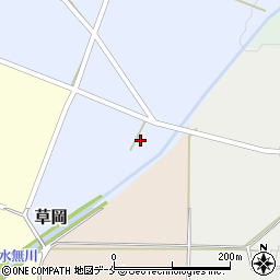 山形県長井市草岡96-12周辺の地図