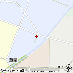 山形県長井市草岡96周辺の地図