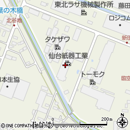 仙台紙器工業周辺の地図