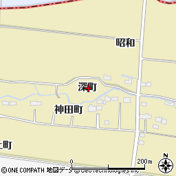 宮城県岩沼市小川深町周辺の地図