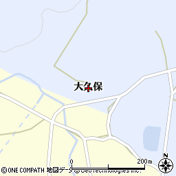 宮城県刈田郡蔵王町小村崎大久保周辺の地図