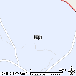 宮城県刈田郡蔵王町小村崎桜町周辺の地図