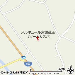 メルキュール宮城蔵王リゾート＆スパ周辺の地図